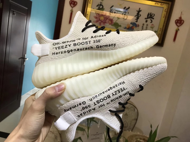 Super Max Adidas yeezy 350 V2 X Off- white OW GS